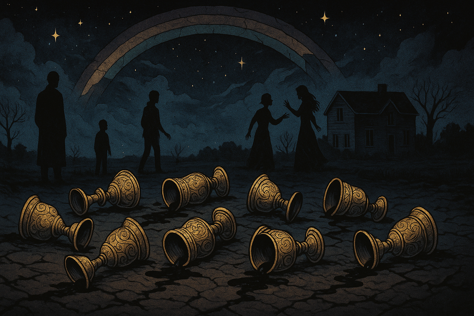 Ten of Cups Reversed — When the Happy Family Picture Is Not the Whole Story
