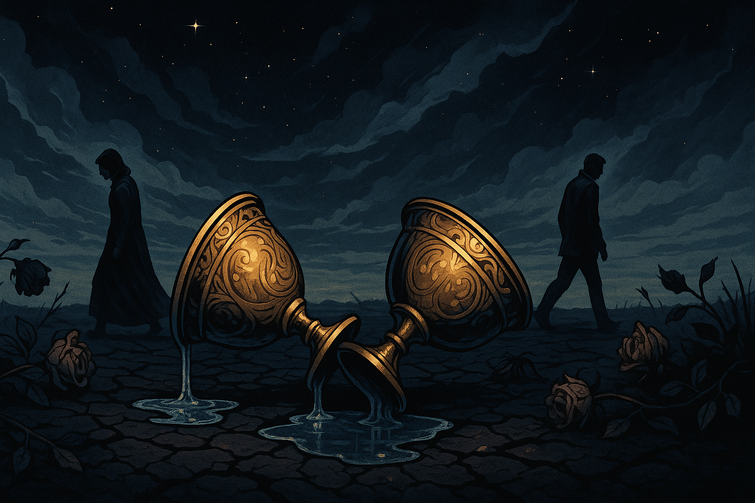 Two of Cups Reversed — When a Connection Starts to Fall Apart